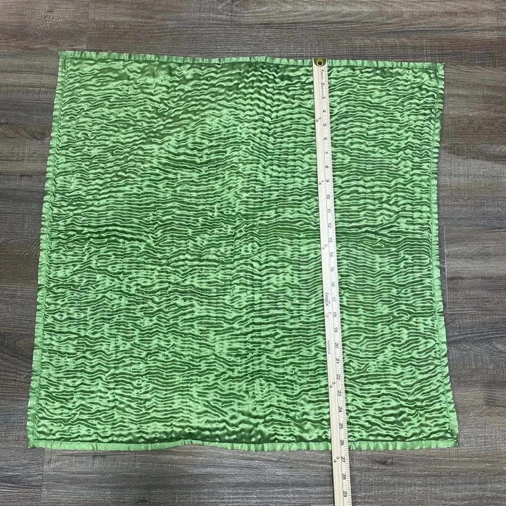 VILLA Textured Lime Green Euro Sham Pillow Cover Decorative Accent